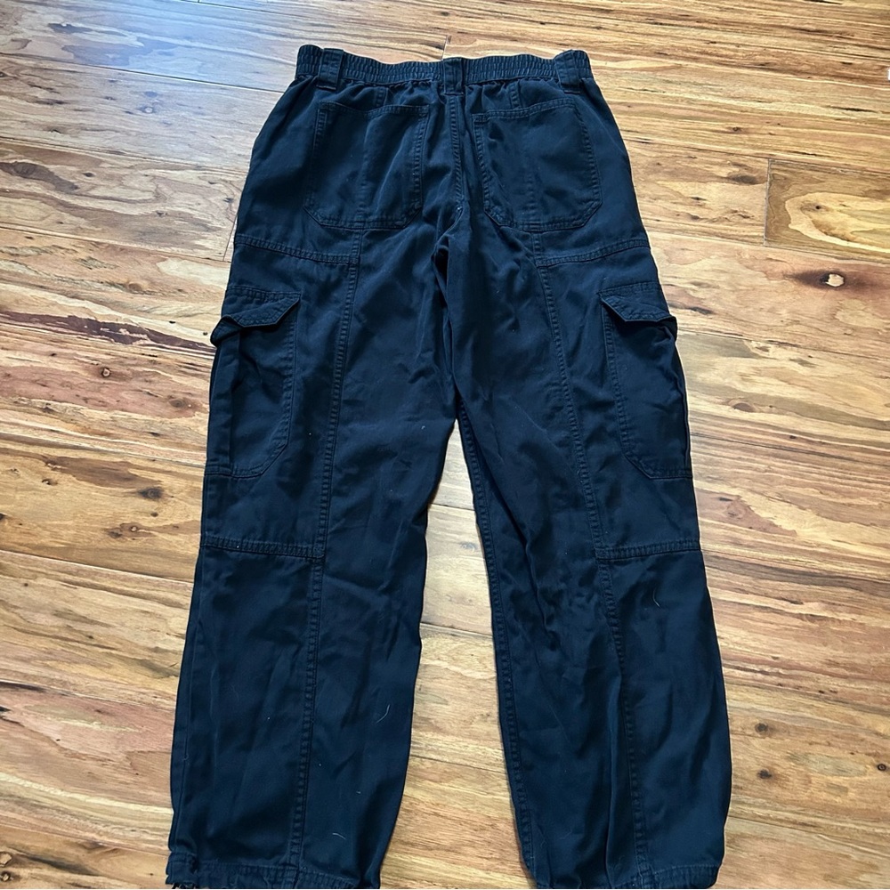 Aeropostale Black Trousers Relaxed Fit Lightweight